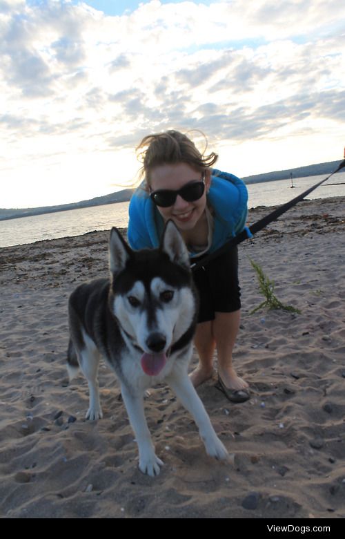 Me with my little husky Codie :) today marks one year since we…