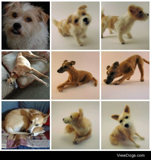 I am a needle felting artist who creates custom dog sculptures…