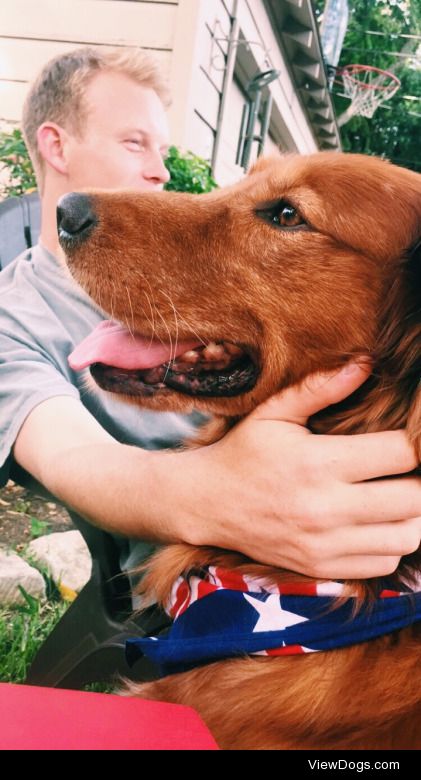 This is Rusty, the youngest-looking and reddest 9-year-old…